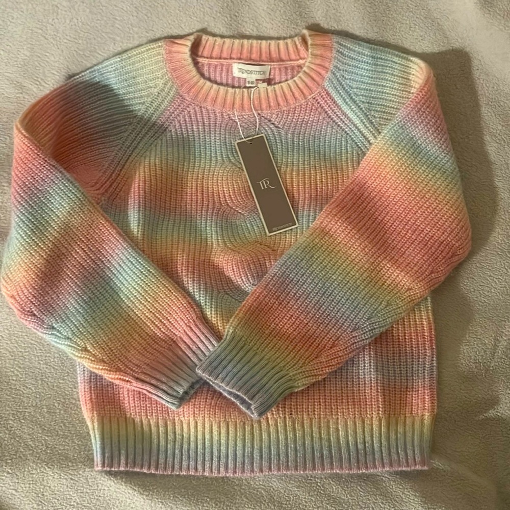 Girls size 9-10 Trendstitch sweater